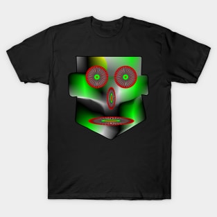 Mask in Green. T-Shirt